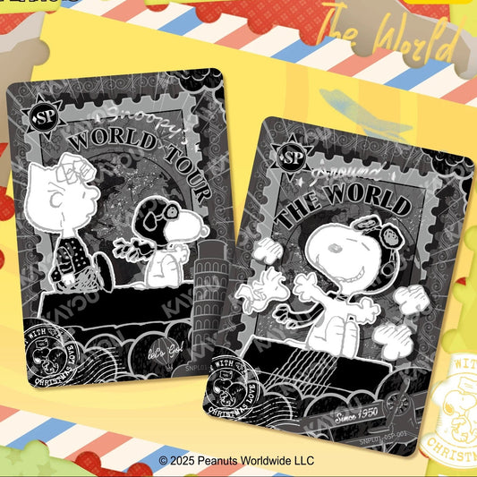 KAYOU Snoopy Peanuts Comics - Miracle Collection - World Travel Cards - Wave 1