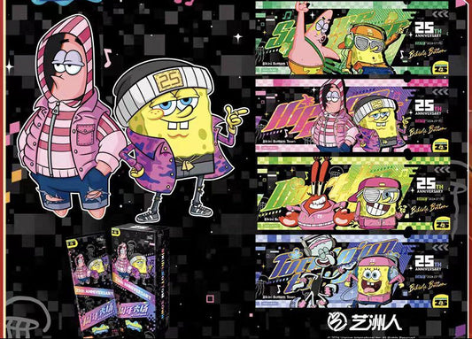KAYOU SpongeBob SquarePants Holographic Ticket Card - Happy Departure Anniversary Show