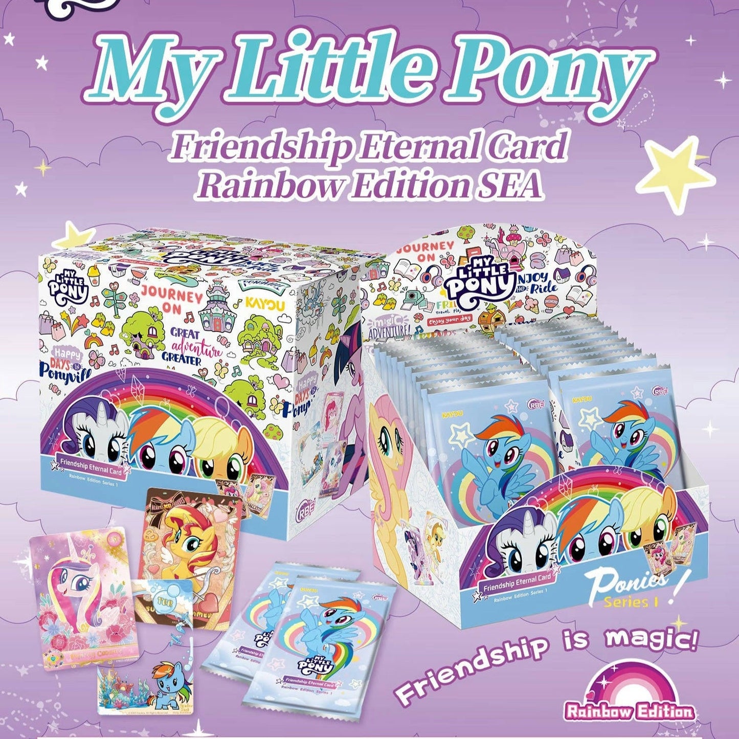 KAYOU My Little Pony-Friendship Eternal Card Rainbow Edition SEA English Version