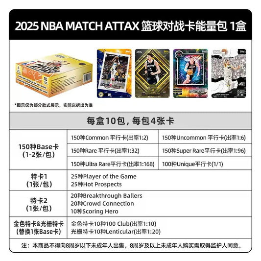 NBA MATCH ATTAX POWER PACK