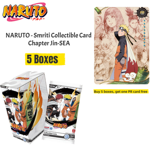KAYOU NARUTO - Smriti Collectible Card - Chapter Jin Series 2 SEA NARUTO Trading Cards(English version)