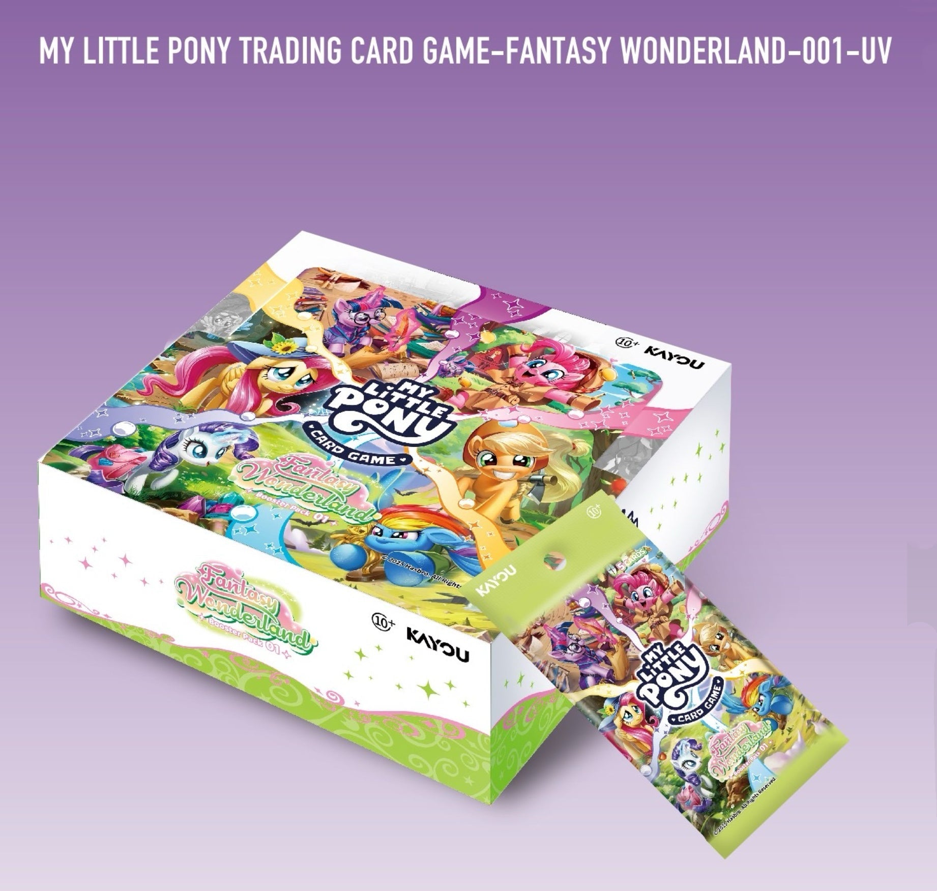 Pre-order - My Little Pony TCG - Fantasy Wonderland Booster Pack 001 UV - KAYOU English Trading Card Game