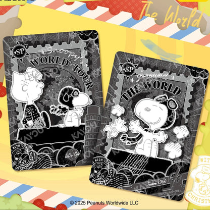 KAYOU Snoopy Peanuts Comics - Miracle Collection - World Travel Cards - Wave 1