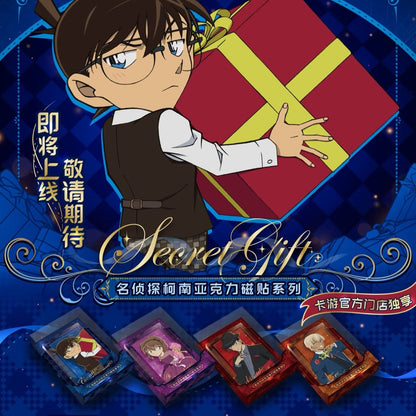 KAYOU Detective Conan Secret Gift Acrylic Magnetic Sticker Series (1 Box / 10 Pieces) – Exclusive Edition