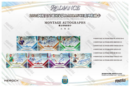 2025 Argentina National Football Team RADIANCE Trading Cards