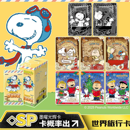 KAYOU Snoopy Peanuts Comics - Miracle Collection - World Travel Cards - Wave 1