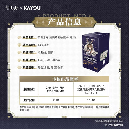 KAYOU × Arknights - Luminous Gift Collection Cards Wave 1