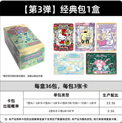 KAYOU Sanrio Family Dreamy Cards – Classic Wave 3