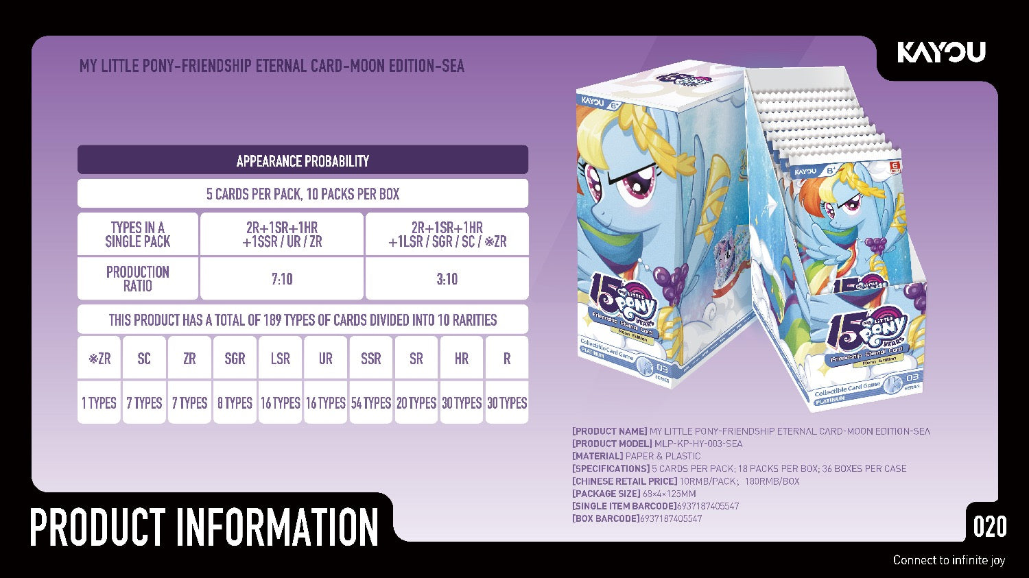 KAYOU My Little Pony Luminous Moon Series 8 (English Version) - MLP Moon 3 SEA