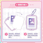 Kayou Gumiya Acrylic Photo Frame Morning and Evening Flowers Series 2 - 1 Box (Contains 8 pieces) Card Frame Card Brick Keychain