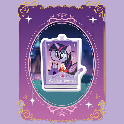KAYOU My Little Pony Badge Clips – Dream-Seeking Version | Official Collectible Acrylic Brooch Clips (1 Box / 12 Pieces)