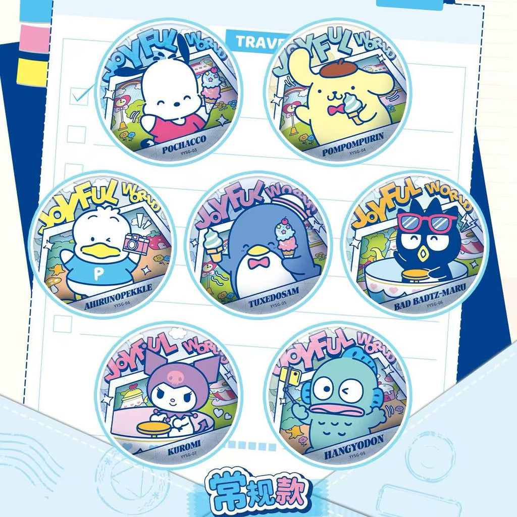 Sanrio Family Badge Series - Joyful Travel Time