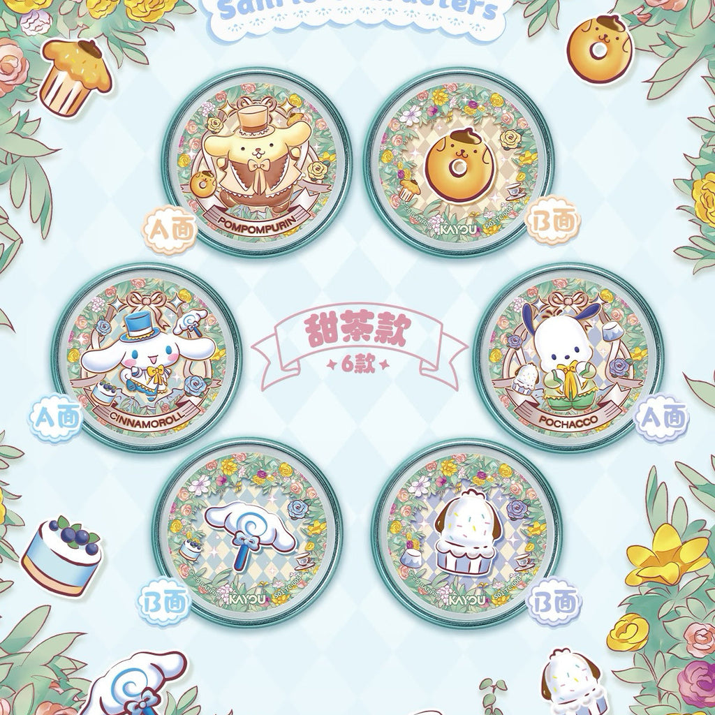 Sanrio Family - Double-Sided Candy Badge