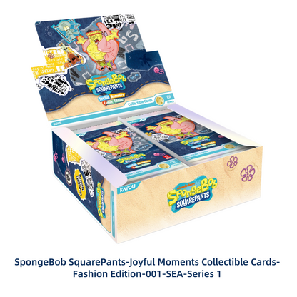 KAYOU SpongeBob SquarePants-Joyful Moments Collectible Cards-Fashion Edition-001-SEA-Series 1