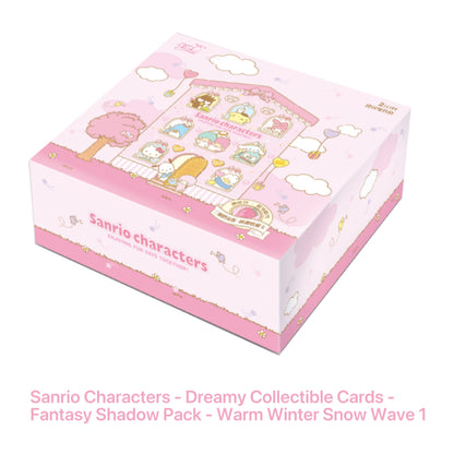 KAYOU Sanrio Family Cute Dream Collectible Cards – Fun Pack Warm Winter Sunny Snow (1 Full Box)