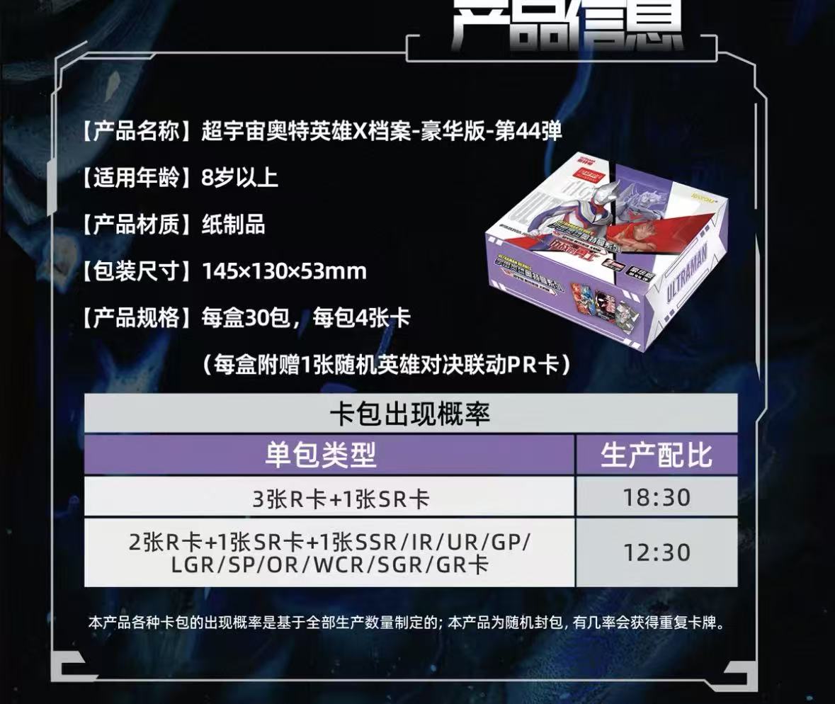 Ultraman Heroes X File Deluxe Edition Series 44