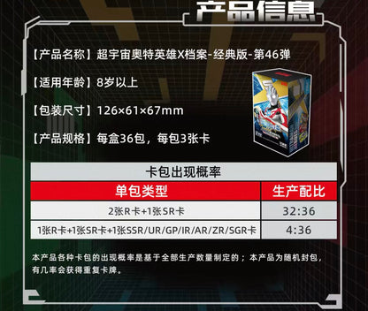 Ultraman Heroes X File Classic Edition Wave 46