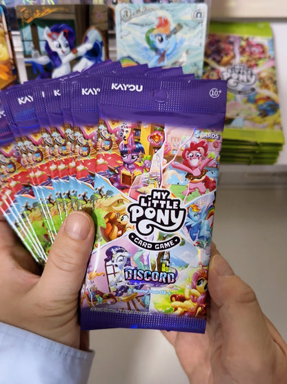 KAYOU My Little Pony Trading Card Game - DISCORD!!! My little pony TCG Booster Pack English Version