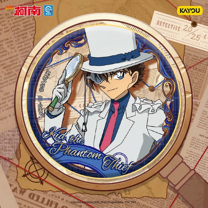 KAYOU Detective Conan Tin Badge Series – Official Authentic Anime Merchandise Badge Collection (1 Full Box)