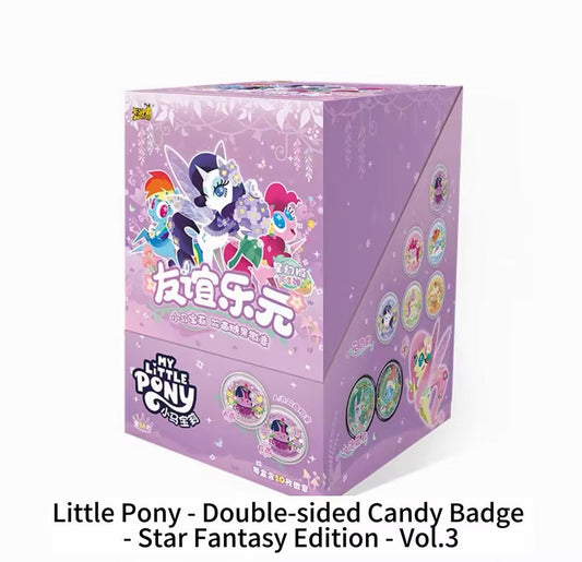 KAYOU My Little Pony‑Double‑Sided Candy Badge‑Stellar Fantasy Wave 3