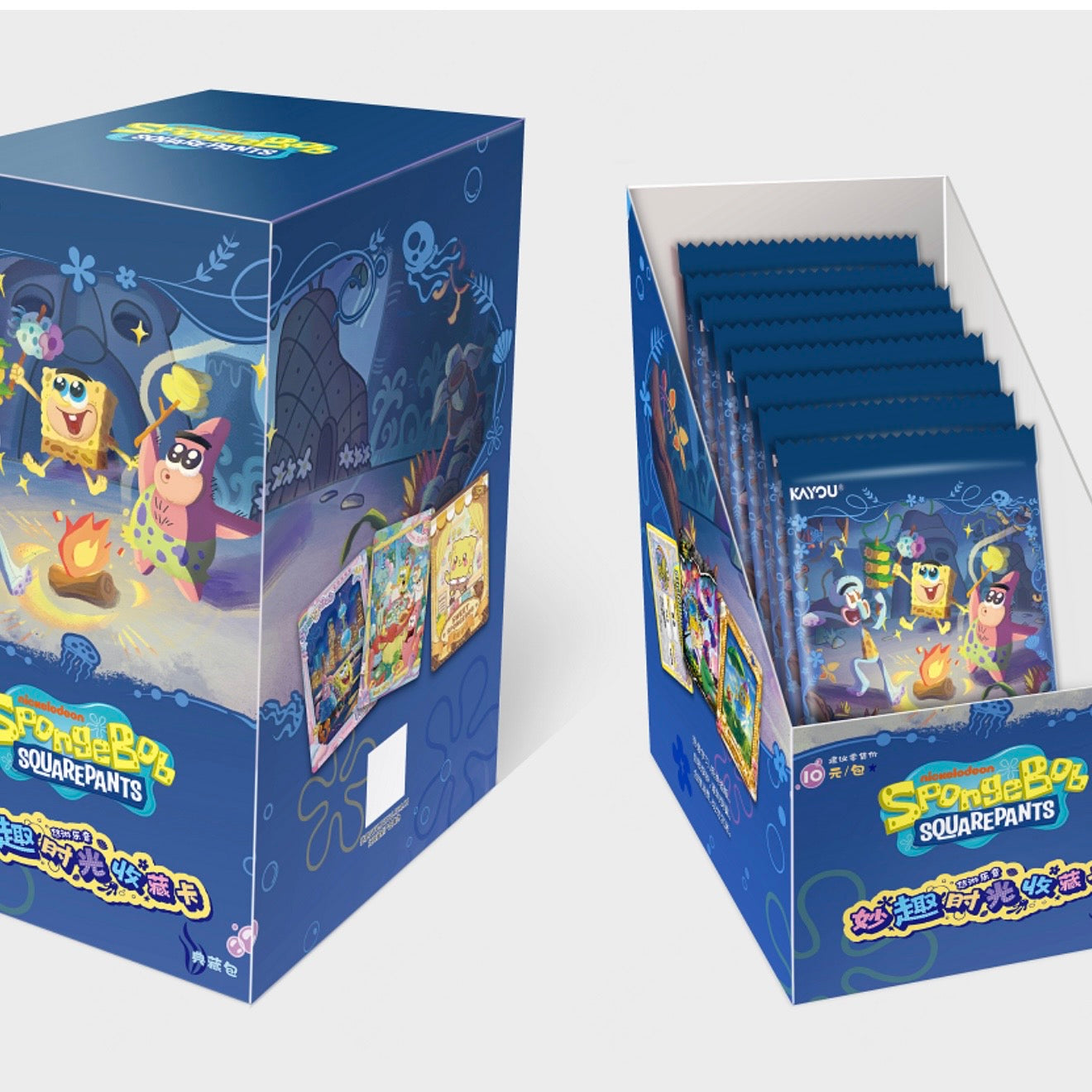 New KAYOU SpongeBob Fun Times Collection Cards Premium Pack Wave 3