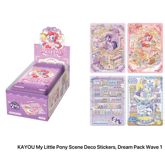 KAYOU My Little Pony Scene Deco Stickers, Dream Pack Wave 1