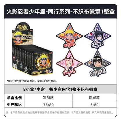 KAYOU Naruto: Shonen Arc Companion Series Non-Woven Fabric Badges - Official Licensed Anime Merchandise Brooches a full box