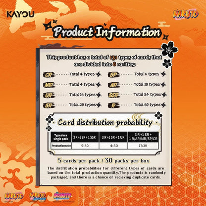 KAYOU NARUTO-Smriti Collectible Cards-Earth Scroll-001-SEA-Series 1（English Version)