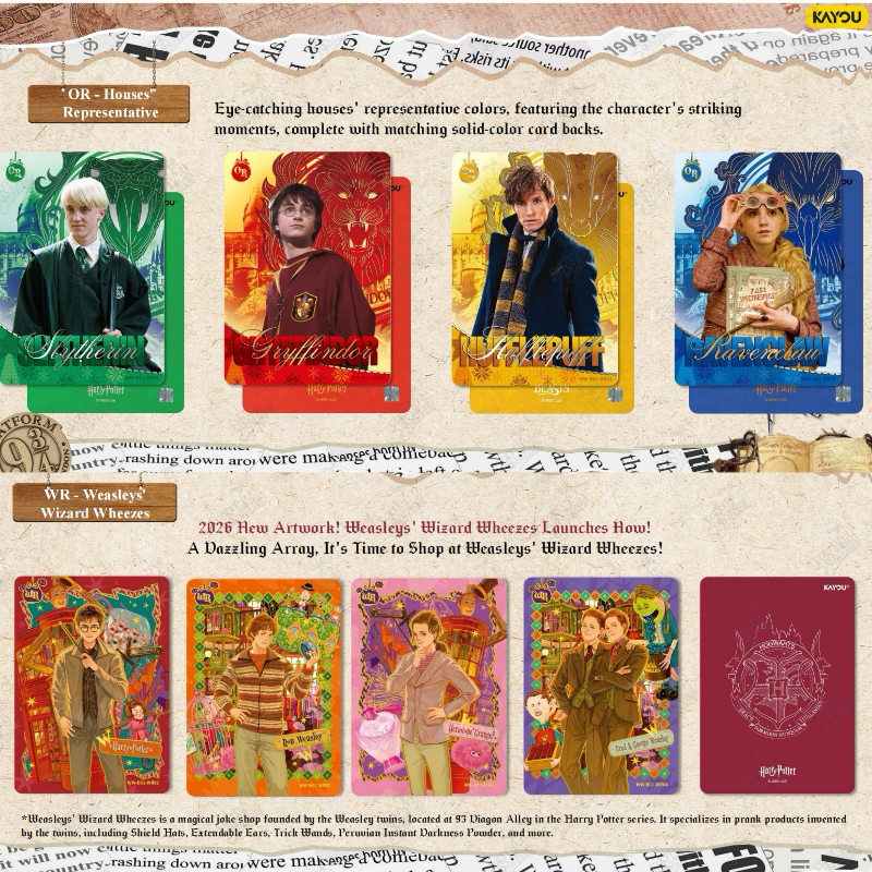 KAYOU Harry Potter Wizard Collection Cards – Departure Edition SEA (English Version)