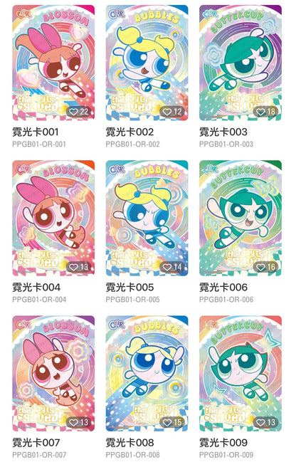 THE POWERPUFF GIRLS Collector's Cards - Candy Pack - Wave 1