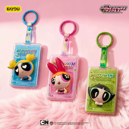 KAYOU Powerpuff Girls Fluffy Dangler Charms – Dazzling Courage Series Wave 1 | One Full Box (6 Small Boxes)