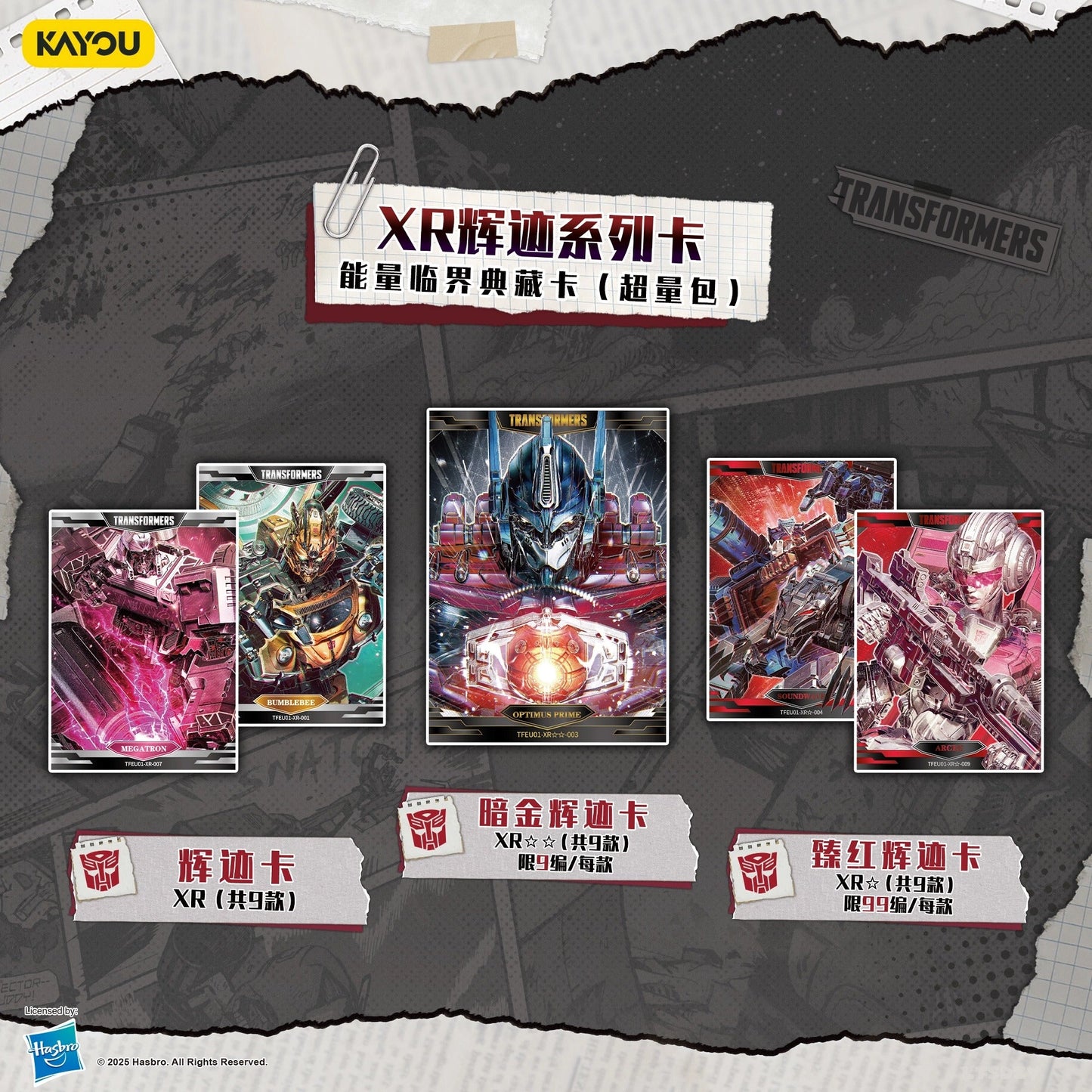 KAYOU Transformers: Energon Critical Collection – Hyper Boost Pack (Wave 1)