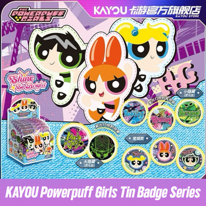 KAYOU The Powerpuff Girls Tin Badge Series | Official Licensed Anime Merchandise (Pin/Badge)
