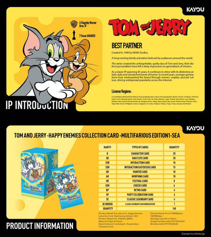 KAYOU Tom and Jerry – Frenemies Collection Card – Multifarious Edition Wave 1 (SEA)