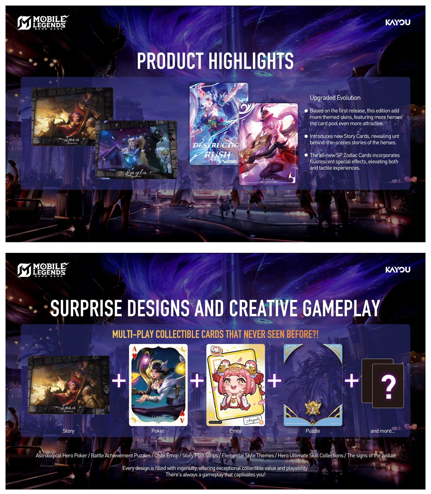 Mobile Legends: Bang Bang‑Collectible Cards‑Hand of Destiny‑002A‑SEA KAYOU