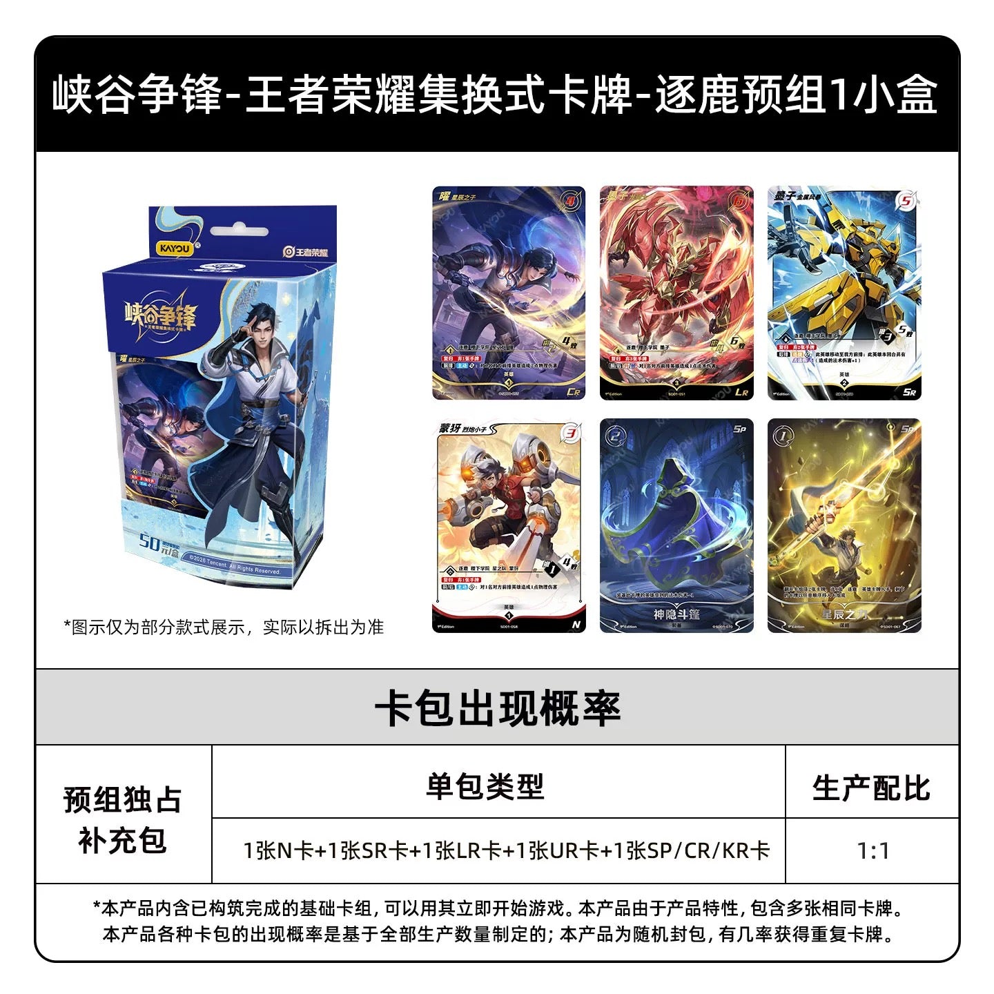 KAYOU Honor of Kings – Canyon Clash TCG Prebuilt Deck