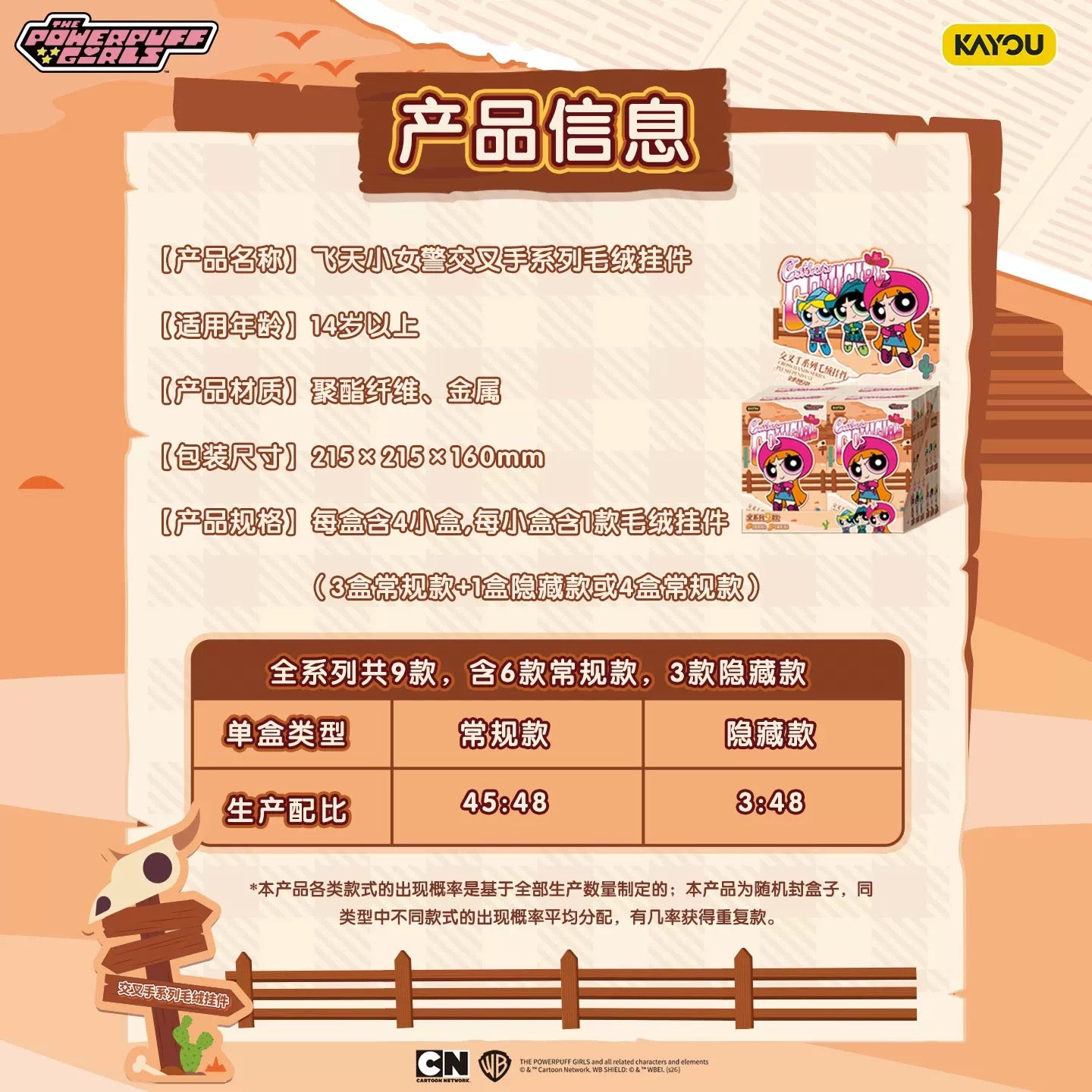 Powerpuff Girls Crossed Hands Series Plush Charms - Wave 1