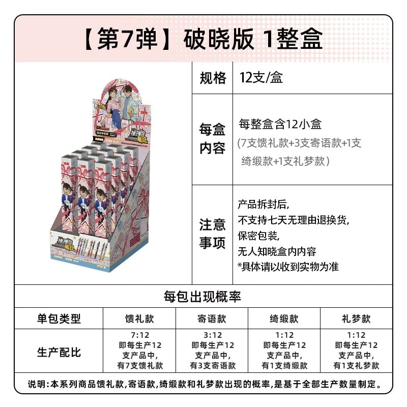 KAYOU Detective Conan Deduction Pen Dawn Edition – Retractable Gel Pen Blind Box