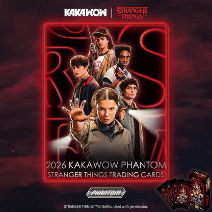PRE-ORDER-2026 PHANTOM Stranger Things Trading Cards