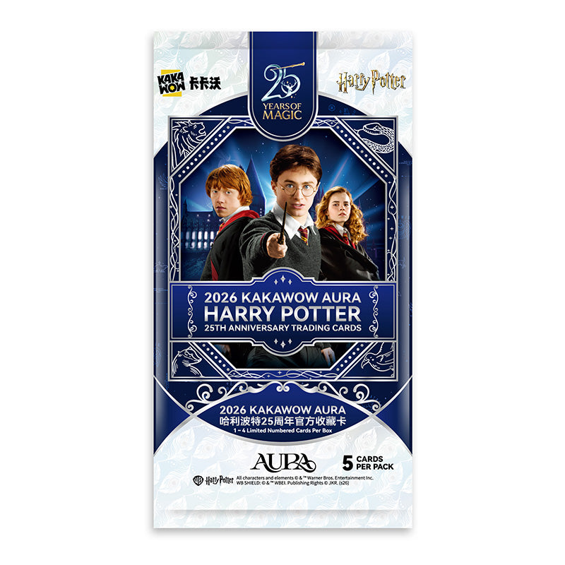 2026 AURA Harry Potter 25th Anniversary Trading Cards