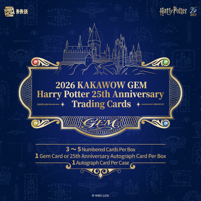 2026 GEM Harry Potter 25th Anniversary Trading Cards