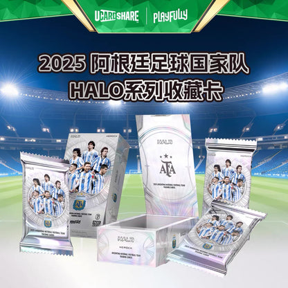 2025 Argentina National Football Team HALO Collection Cards, Lionel Messi Autograph Football Star Cards, World Cup