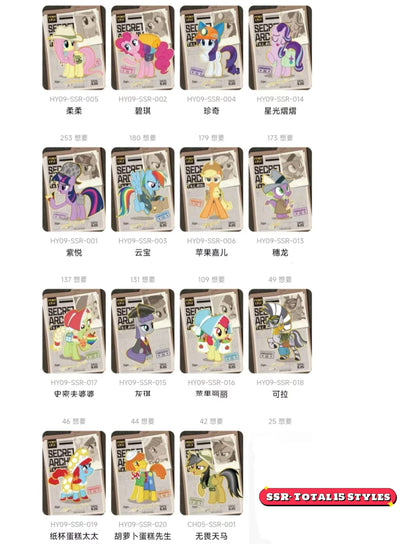 KAYOU My Little Pony Friendship Forever Cards – Rainbow Pack Series 5