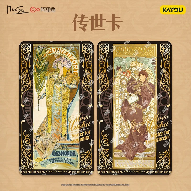 Card Game Eternal Mucha Legendary Collection Cards - Flower Collection Cards Vol. 1 - Official Authentic Peripheral Collectible Cards