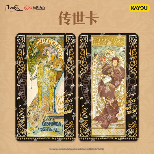 Card Game Eternal Mucha Legendary Collection Cards - Flower Collection Cards Vol. 1 - Official Authentic Peripheral Collectible Cards