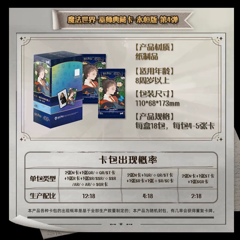 KAYOU Harry Potter Wizard Collection Cards – Eternal Edition Wave 4