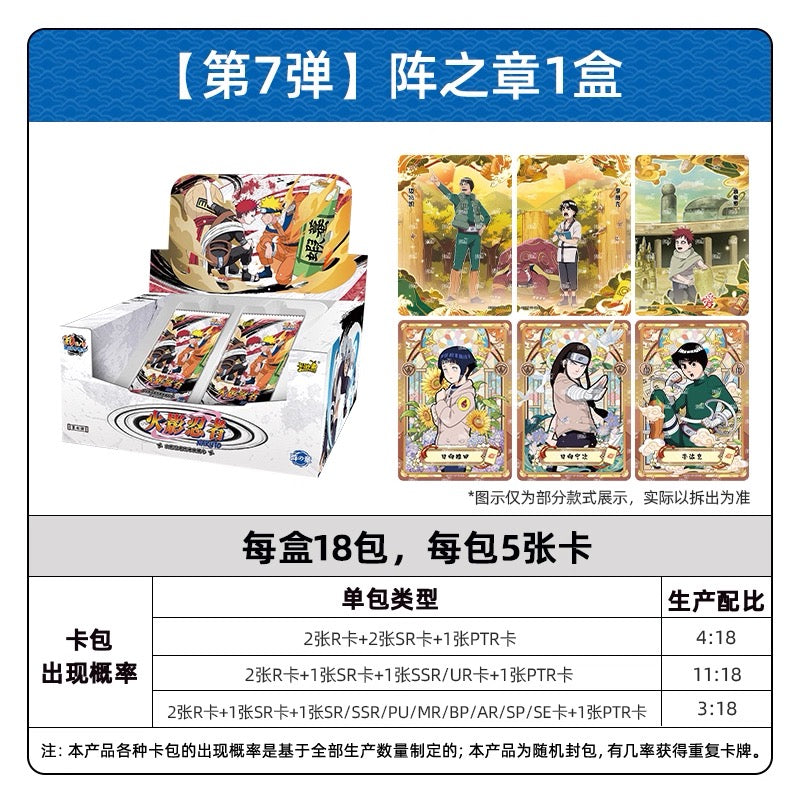 KAYOU NARUTO Heritage Collection Cards: Chapter of Formation - Wave 7
