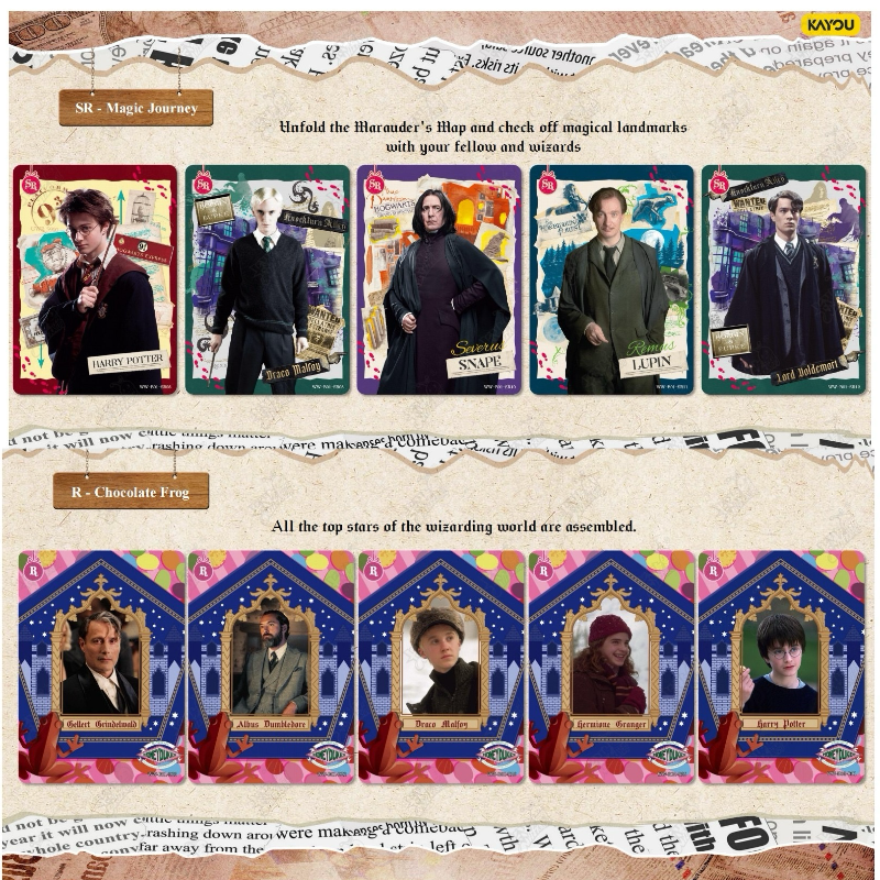 KAYOU Harry Potter Wizard Collection Cards – Departure Edition SEA (English Version)