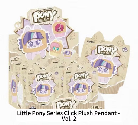 KAYOU My Little Pony Series Click‑Clack Plush Charms Wave 2