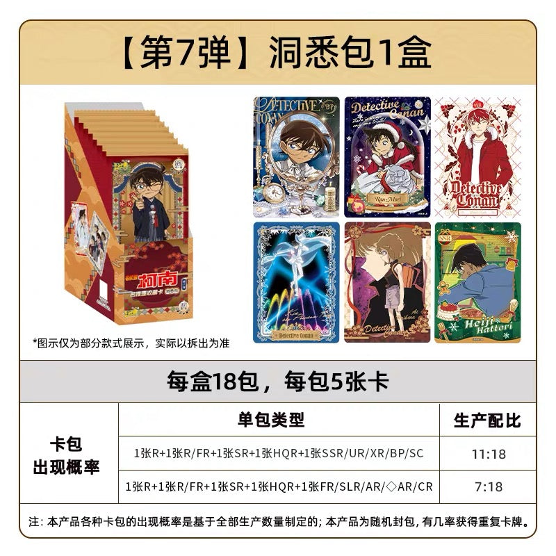 KAYOU Detective Conan Famous Deduction Collection Cards – Insight Pack Series 7 (Full Box)